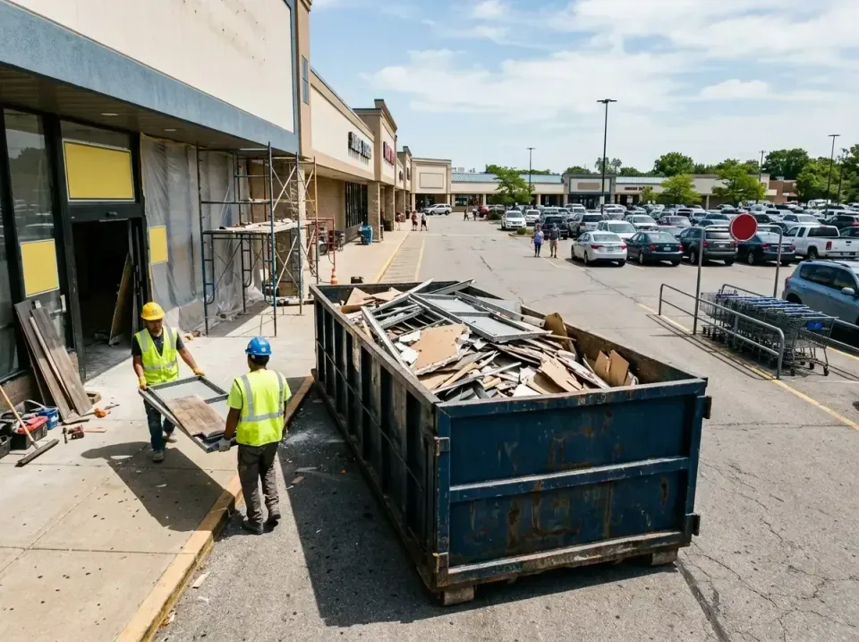 retail-store-renovation-debris-003 — frequently asked questions, Roll-off Dumpster Rentals in Lexington, KY